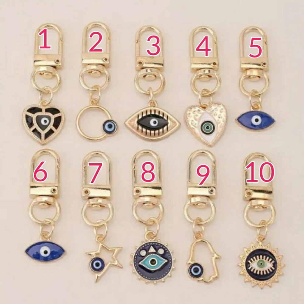 New Evil Eye Keychain/ Bag charm